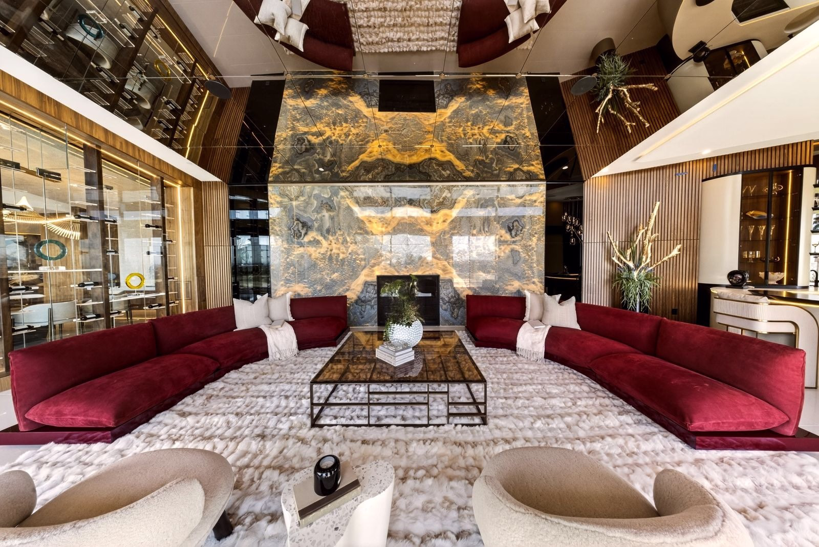 Luxury staged home interior with soft daylight and refined contemporary furniture